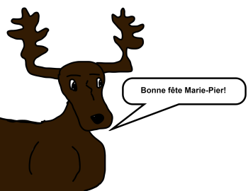 Bonne fête Marie-Pier!